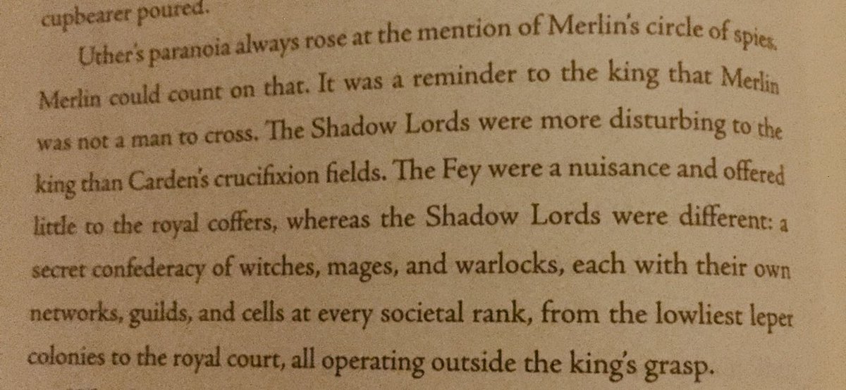 So Merlin is a Fey.... and there’s a group of people called the “Shadow Lords”...these names are going to be the death of meDamn these Shadow Lords sound cool as hell