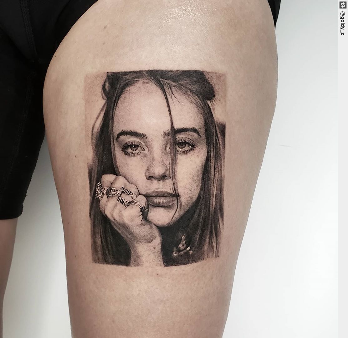 Billie Eilish Has 3 Tattoos Heres What They Are  Their Meanings  100  Tattoos