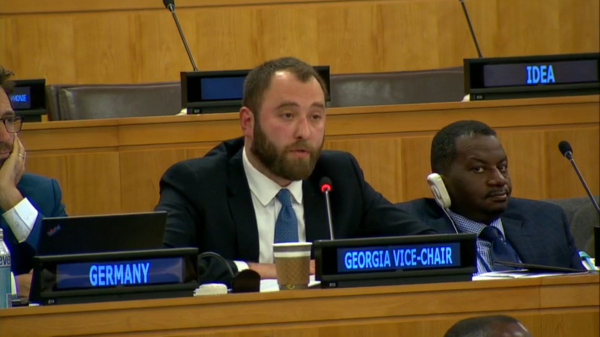 MikeladzeG's tweet photo. It was great honor & privilege to represent 🇬🇪for the 1st time in the Bureau of #FifthCommittee. Grateful for the opportunity to work with Chair @AMavroyiannis
🇨🇾& Bureau members 🇧🇷🇪🇬🇮🇱 #UN74 was challenging&almost impossible.But,we 've made it.Proving-impossible is nothing #5C https://t.co/5r19HIBcte