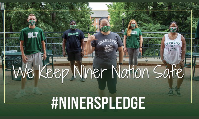 PNNMB's tweet photo. We take a brief pause in our leadership introductions today to take the #NinersPledge! We commit to protecting the health and safety of our members and of Niner Nation! Go Niners! 🤙 https://t.co/iD2NRJivie