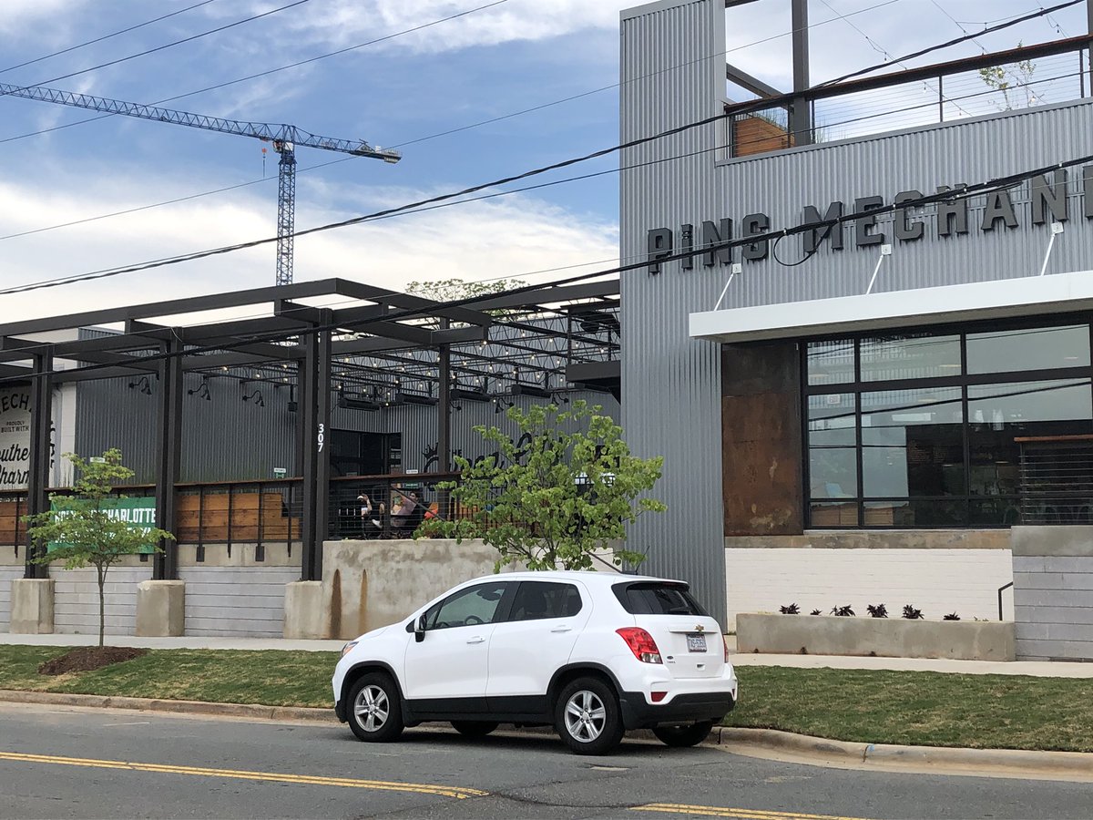 NEW: Pins Mechancial Company has once again reopened in South End. Photos via  @SusannaWSOC9  @wsoctv