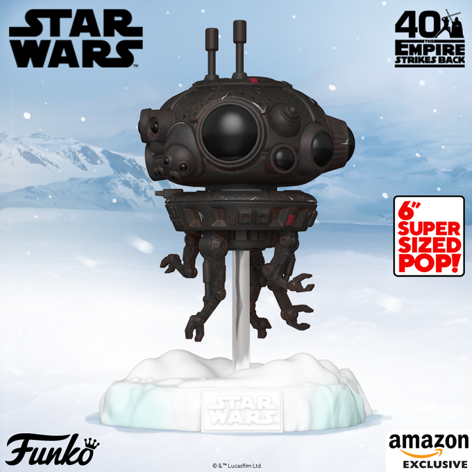 funkohouse's tweet photo. Coming soon: Funko Pop! Deluxe: Star Wars Battle at Echo Base Series - 6" Probe Droid, Amazon Exclusive

🔗https://t.co/AtGheo1fT4

#StarWars #funko #FunkoPop https://t.co/8KyAqC6BI2