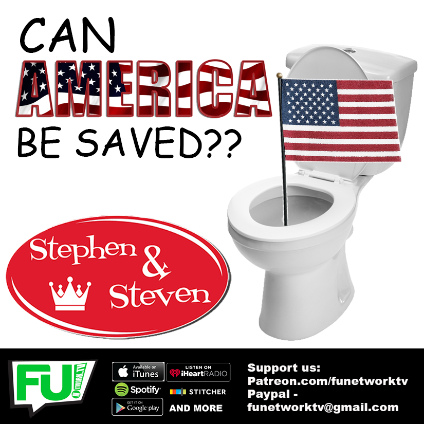 EdtheSock's tweet photo. Steven Kerzner (@stevenjkerzner) and Stephen Lautens (@stephenlautens) look at the crumbling superpower next door, what's cracked their foundation and ponder what it will take for them to recover...if they can. Only on #FU_Network

https://t.co/tGo8MpQPI2 https://t.co/njg5uuY8Z2