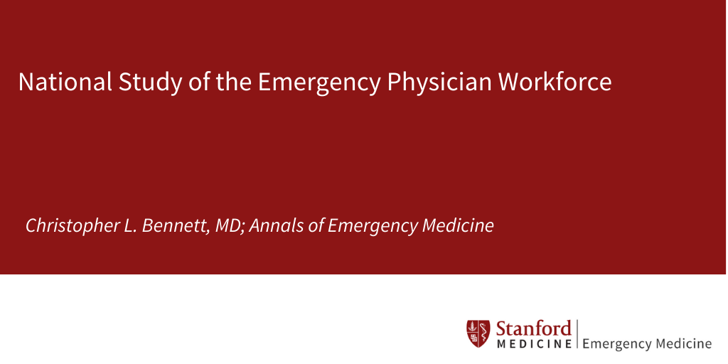 StanfordEMED's tweet photo. There are 48,835 clinically active emergency physicians in 2020. The median age was 50 years and 28% are women. Learn more in the new National Study of the Emergency Physician Workforce, 2020 from @cleebennett  et al.

https://t.co/F3RfWKEbjT https://t.co/KPnSylQTOW
