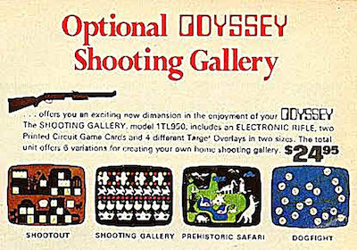 Nintendo's entry into the light gun market led to a product partnership with the first ever commercial video game console, the Magnavox Odyssey, in 1972.In 1974, Nintendo purchased the right to distribute the Odyssey in Japan.One step closer to developing their own console.