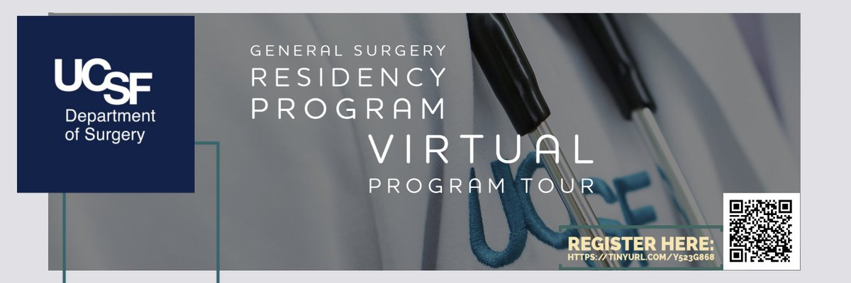 HPB_Surgeon's tweet photo. 3 virtual tours for @UCSFSurgery @UCSFGSResidency focusing on #URM #DEI #meetthechair @Jasosamd
* @LMSA_National 8/13 5-6PM PDT
* @SNMA 8/20 3-4PM PDT
* @anams1975 8/28 4-5PM PDT
#MedicalStudent in these societies encouraged to signup via link/QR code
https://t.co/pgRqFRUDoH https://t.co/1dxBrRTwVN