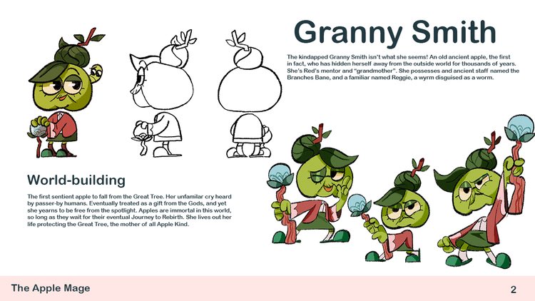 bunheartsarc's tweet photo. A gal named Red sets out on a quest to save her Granny Smith from the grasp of the evil Doctor Cyanide, who threatens to destroy the world’s core to bring back his lover. She’s accompanied by a hotheaded ex diner manager and a magical Wyrm.
#bettercartoon https://t.co/45awJgofQj