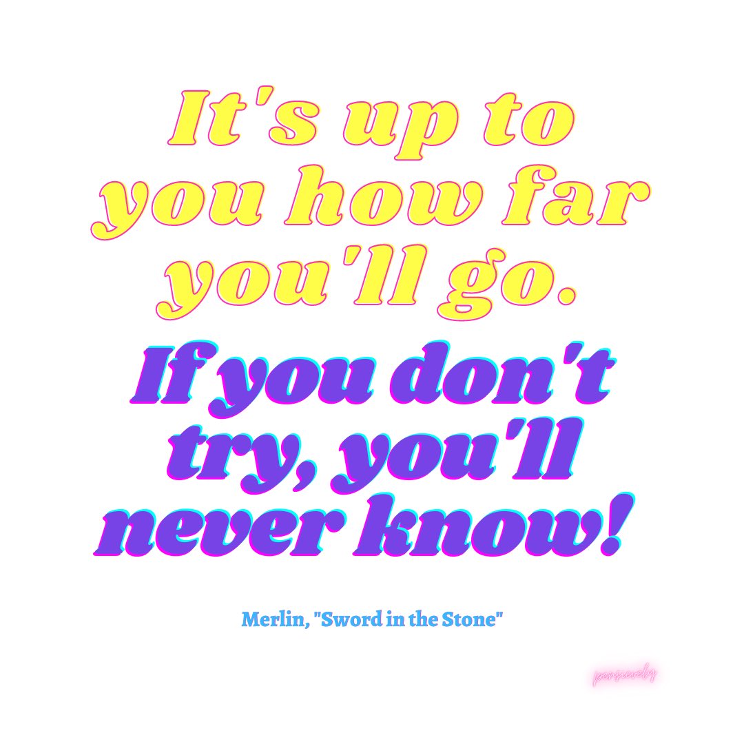 _pensievely's tweet photo. It's up to you how far you'll go. If you don't try, you'll never know! 

#merlin #swordinthestone #quotes #try #tryagain #takeachance #takerisks #courage #qotd #instaquote #quotestagram #quotestoliveby #pensievely 

https://t.co/bZ46HFgXid https://t.co/47NOSdXOnn