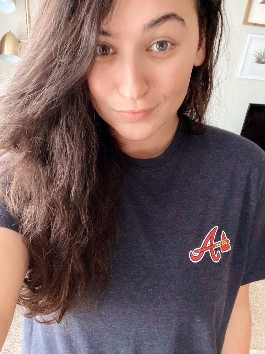 Little but non-little “A” shirt w/ Braves on the back