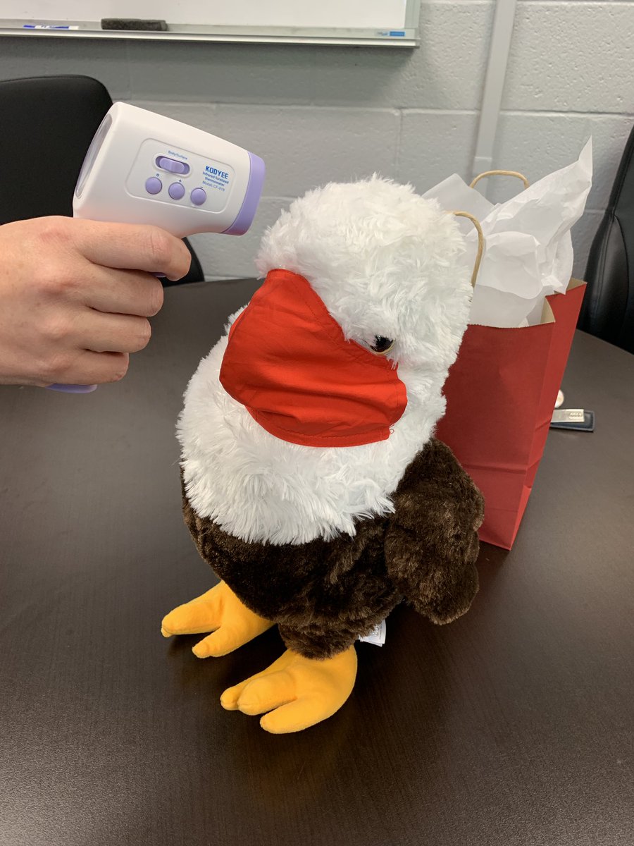 FultonZone7's tweet photo. Today in schools I saw random temperature checks... even the Colts at CCES & “Alphie” the Eagle at AES had their temperatures checked!
🐴🦅 🤒 Let’s keep it up!
@FultonCoSchools #MaskupFCS https://t.co/ONtoSxppXm