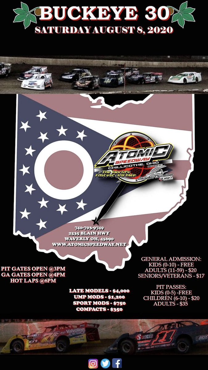 AtomicSpeedway's tweet image. #worldsfastest @caseboltc9 @conleyMOTOR @insane_duane @Kamakaziekid28 @FastFreddiec4 @bnayls21 @Flying5Markham @jbowersock95j @4bmotorsports @21_sdaniels
