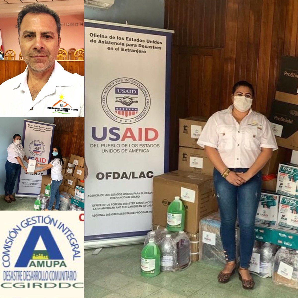 Significativa donación de FUDIC -Fundación para el Desarrollo Integral de la Comunidad- a la CGIRDDC de <a href="/AmupaOficial/">Asociación de Municipios de Panamá</a> manteniendo su compromiso con el desarrollo a través de los Gobiernos Locales. <a href="/libelula_group/">Libelula Group</a> <a href="/USAIDLAC/">USAID LAC</a> <a href="/CamaraPanaChile/">Cámara Panameño Chilena de Comercio</a>