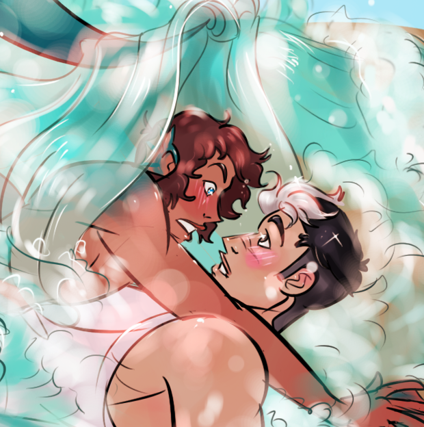 coolspacequips's tweet photo. Shance Mermay 17 Beach Cute

tfw ur going for a jog on the beach and the most beautiful boy in the world washes right up onto u…. tfw u get caught in a huge wave and go tumbling all over the most beautiful dreamboat u have ever seen…..

tbh this is still one of my favs!! <3 https://t.co/3h1h1QDKcz