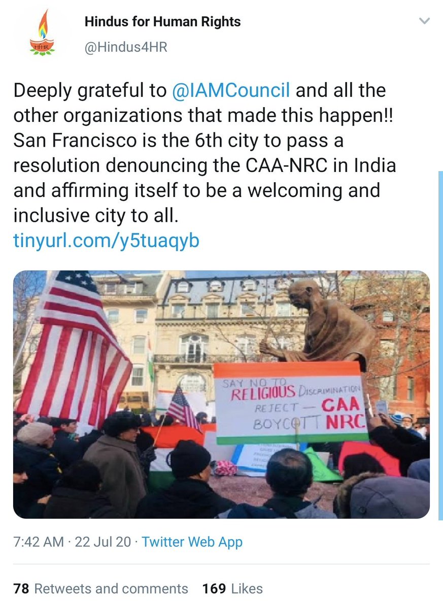 How are they connected to $lamists and Communists?All the way from  #antiHindu  #antiIndia to  #antiAmerica  #BLM straight to  #Palestine!Jumping onto the bandwagon of  #victimcard just to establish a Islamic fascist regimes.These connections are deeper....all the way to Soros.