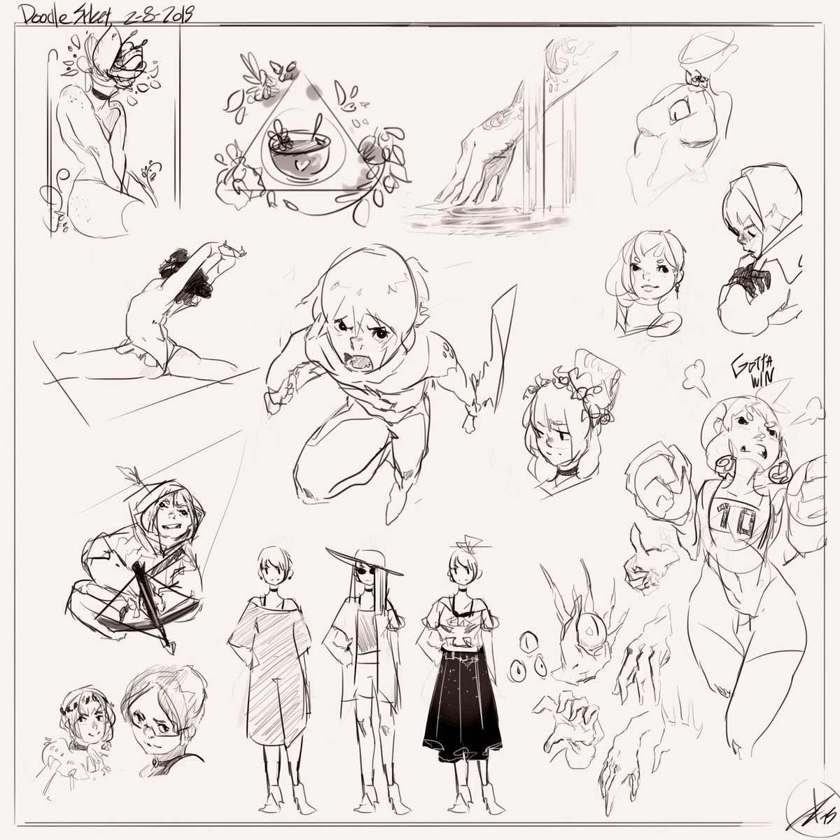 old doodle sheets ✏️ 