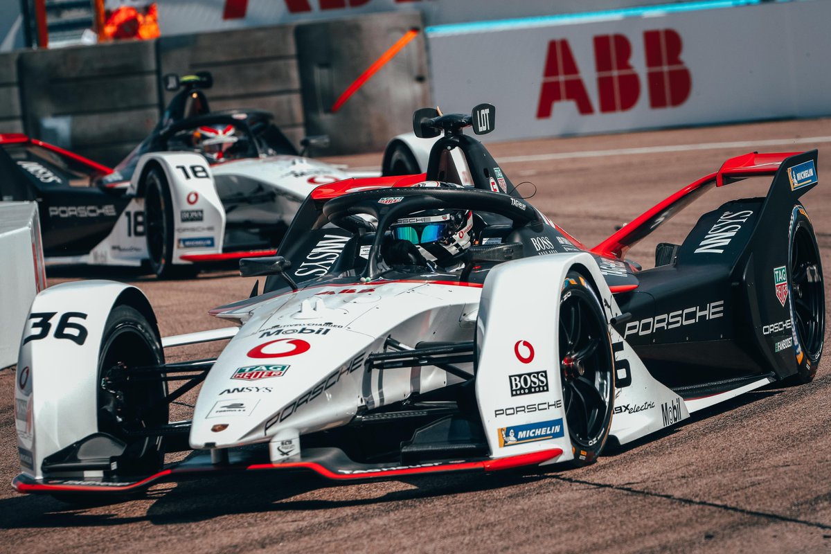 PorscheFormulaE's tweet photo. Isn't it fantastic to be back on the racetrack? 😍 Loads of excitement, spectacular overtaking maneuvers and a podium result for @Andre_Lotterer. The "Restart" of @FIAFormulaE had a lot to offer.

Click here for our full race report: ⏩ https://t.co/z7oBJoa89p

#TAGHeuerPorsche https://t.co/q9BcU3EjPL