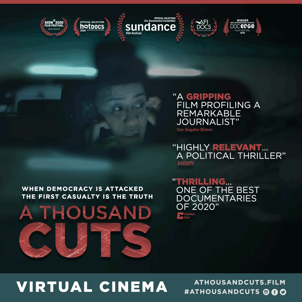Leah Marino (@leahsmarino) on Twitter photo What is #virtualcinema? While we all miss watching movies on the big screen, virtual cinema allows you to see new films from the comfort of your home — all while supporting your local art house theater. See <a href="/_athousandcuts/">A Thousand Cuts</a> beginning Aug. 7: bit.ly/ATCWatch What is #virtualcinema? While we all miss watching movies on the big screen, virtual cinema allows you to see new films from the comfort of your home — all while supporting your local art house theater. See <a href="/_athousandcuts/">A Thousand Cuts</a> beginning Aug. 7: bit.ly/ATCWatch