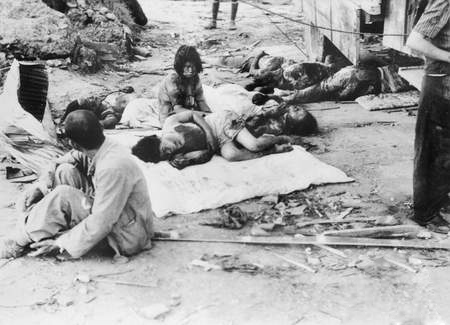 In total, 20,000 Japanese soldiers and 70-120,000 civilians will lose their life. It is the worst death toll caused by a single weapon in history. Three days later, a more powerful bomb will be dropped on Nagasaki. Please remember why we do not use these weapons.  #Hiroshima75