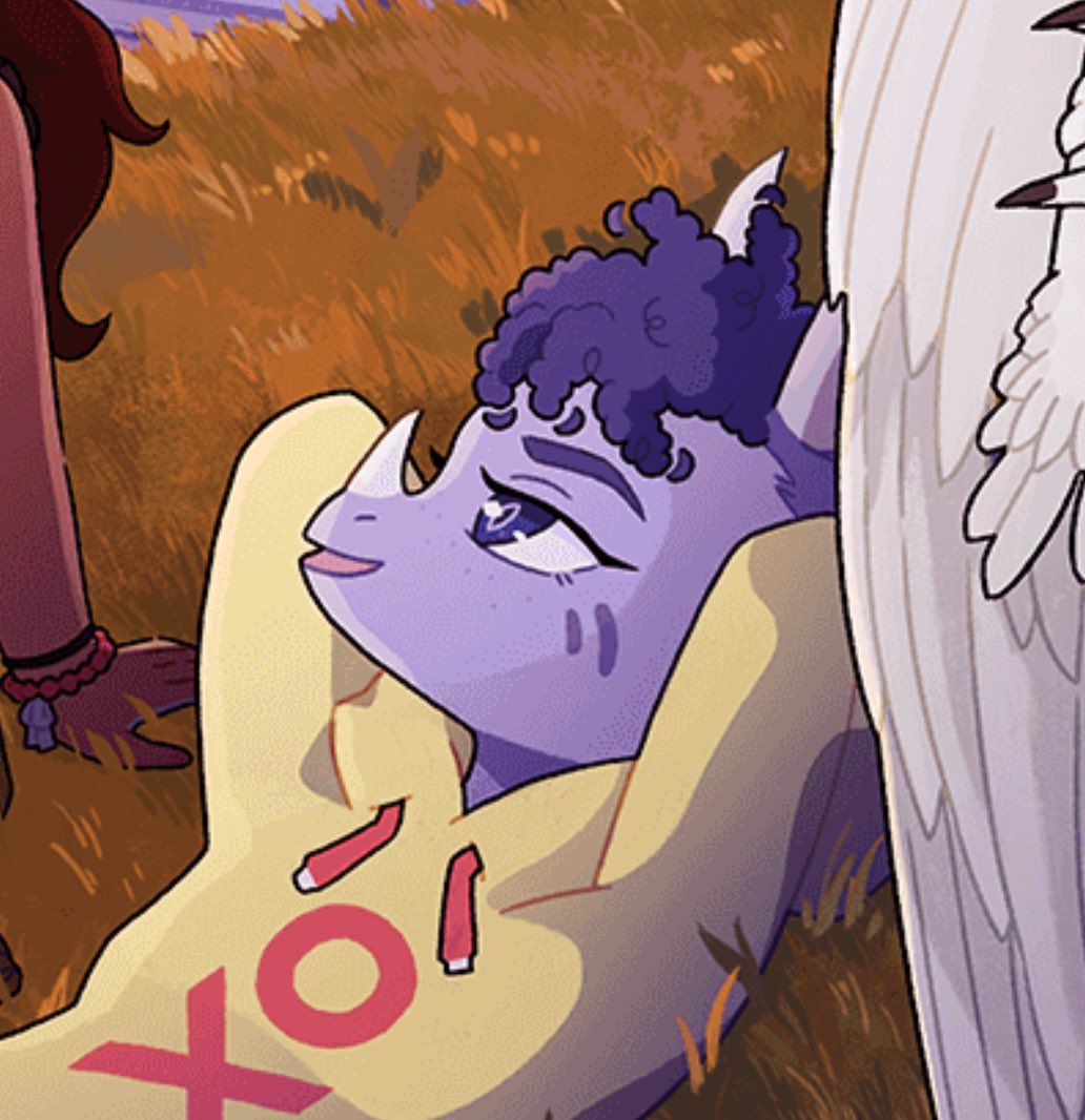 kianamaiart's tweet photo. it has been brought to my attention that i have a dinosona in goodbye volcano high https://t.co/35khN5gsIq
