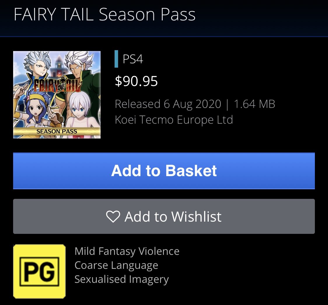 FAIRY TAIL Season Pass