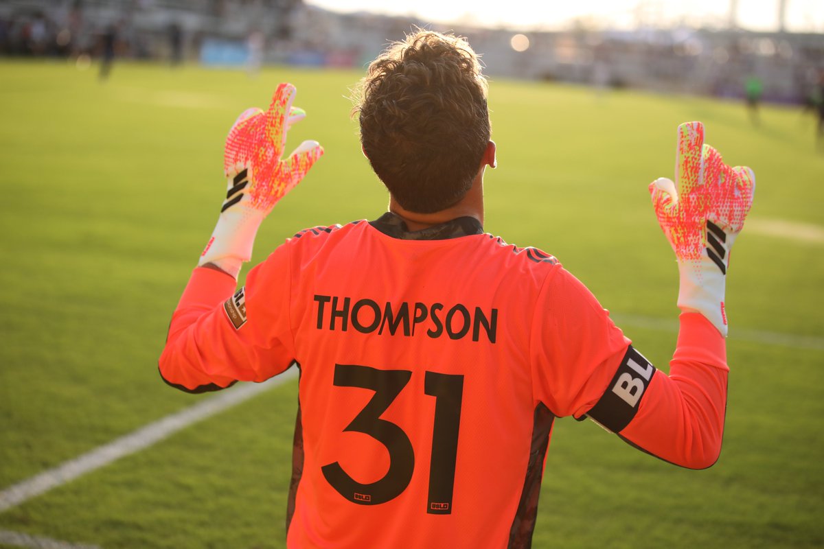 SportingKCII's tweet photo. 🚫🙌🚫

Brooks Thompson is back between the pipes after turning in an impressive performance Saturday. So impressive in fact he earned @USLChampionship team of the week honors! 

#STLvSKC https://t.co/tfq9ejtt7W