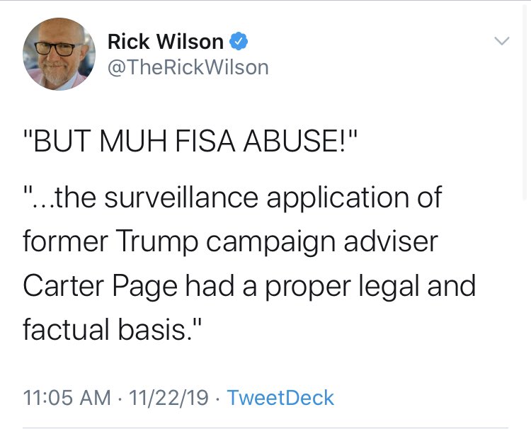 Of course, the usual galaxy brain twitter power users weighed in, including Twitter’s most consistently wrong foulmouth  @therickwilson. He’s got me blocked so I hope someone can share this with him.