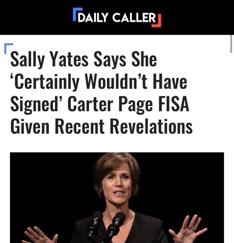 THREADYou guys want some bad Carter Page takes?After even Sally Yates conceded that she wouldn’t have signed off on his surveillance if she had all the facts, I thought a trip down memory lane was in order.