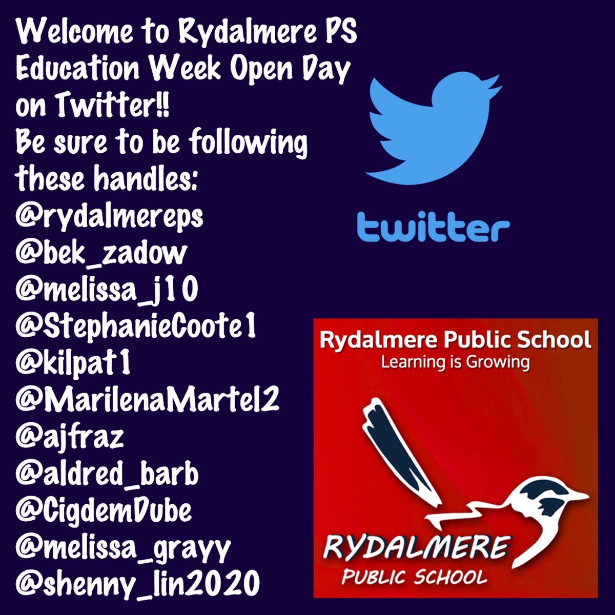 It’s an exciting online Education Week Open Day!! #EdWeek20 <a href="/bek_zadow/">Bek Zadow</a> <a href="/MarilenaMartel2/">Marilena Martelli</a> <a href="/melissa_grayy/">Melissa Gray</a> <a href="/melissa_j10/">Melissa James</a> <a href="/StephanieCoote1/">Stephanie Coote</a> <a href="/kilpat1/">Jonathon Kilpatrick</a> <a href="/ajfraz/">Amanda Jane Green</a> <a href="/aldred_barb/">Barb Aldred</a> <a href="/CigdemDube/">Mrs Dube</a> <a href="/shenny_lin2020/">Shenny</a>