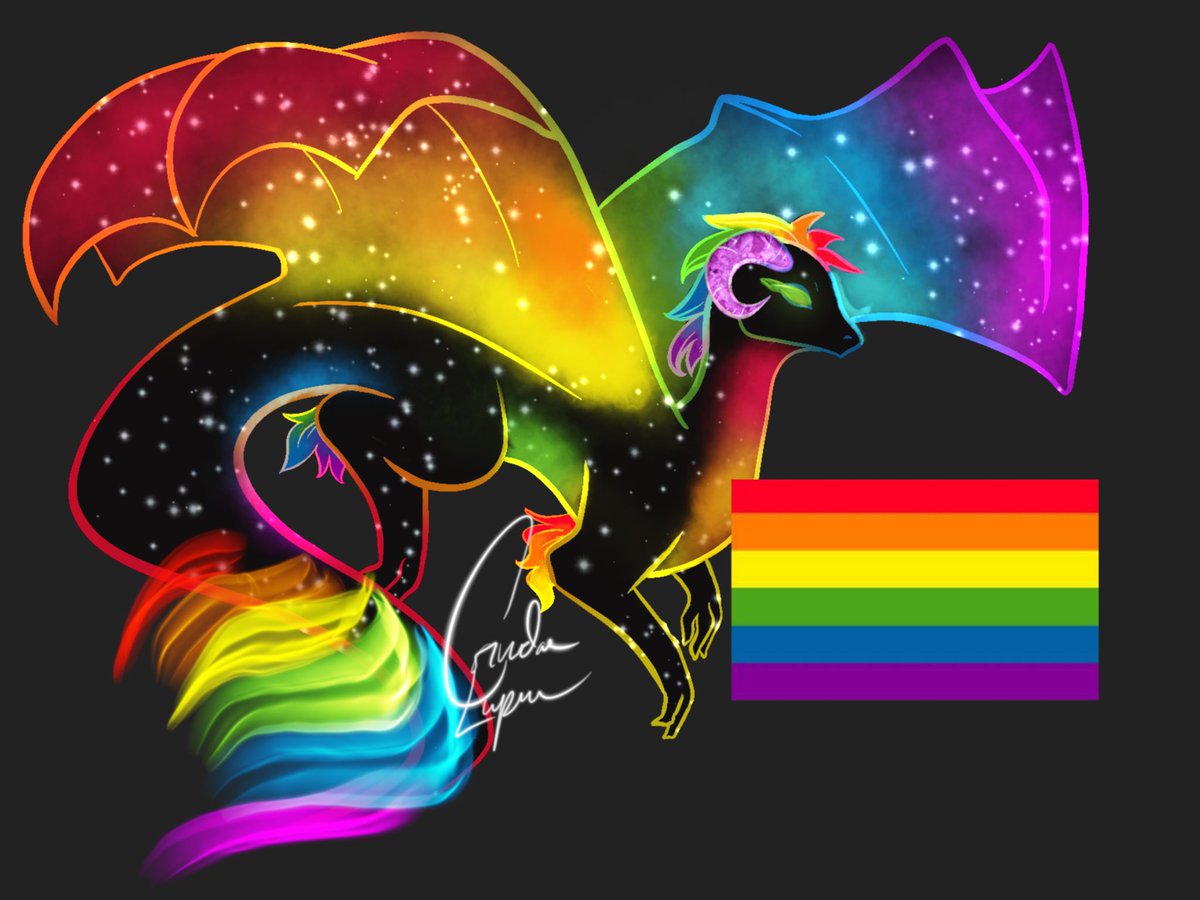 Gay Pride DragonLink:  https://www.redbubble.com/shop/ap/51626609?asc=u #gay  #pride  #scalesout