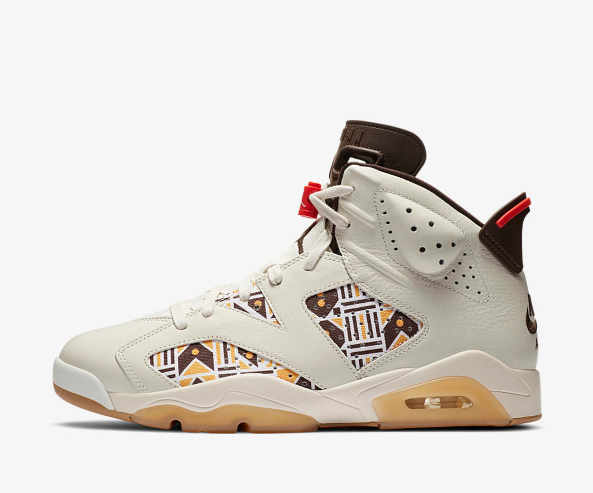 RestockCartel's tweet photo. Air Jordan 6 Retro Quai 54 ‘Sail/Brown’ https://t.co/jdJAPd179c https://t.co/PurlT6QZga