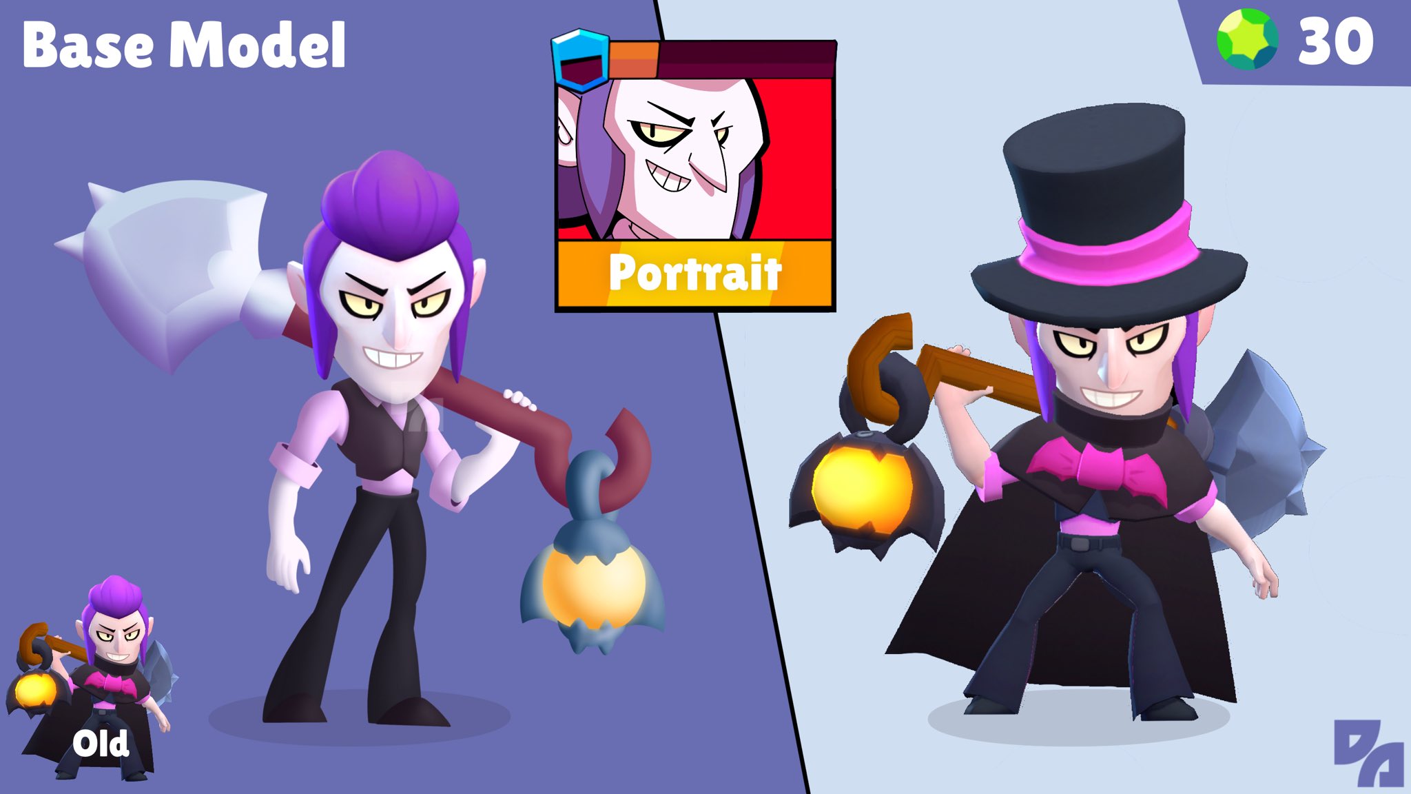 Dev Mortis Base Skin Change People Who Already Have Unlocked Mortis Keep Top Hat Skin New Players Will Be Able To Purchase It For 30 Gems Some Adjustments To Model