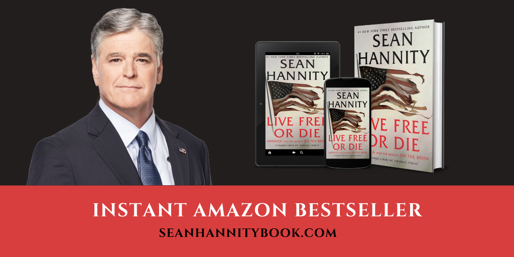 seanhannity's tweet photo. Now #1 on Amazon!  Thank you! https://t.co/ZWQ4F7xUme https://t.co/wqRWBZVRyA