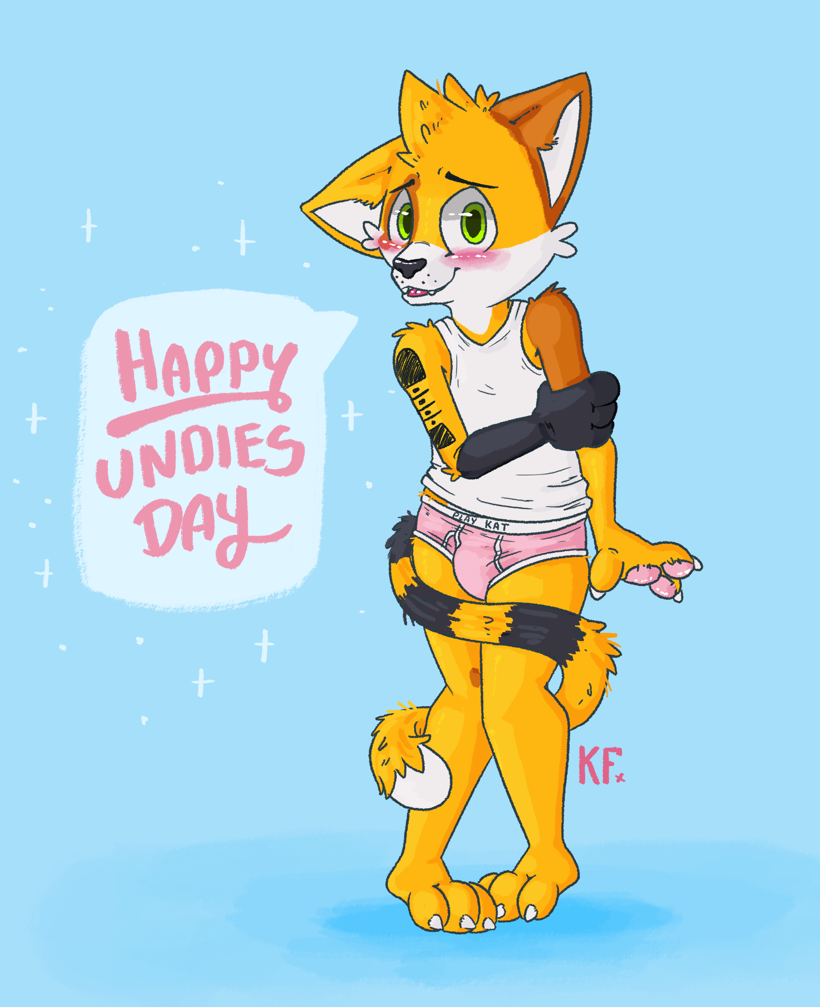 🌸 Katx さくら猫 🌸 on X: HAPPY UNDIES DAY!!✨ Today is the day to be in  underwear all day 🩲✨ Which one is your fav? hehe briefs? boxers? panties(?  👀 heh heh