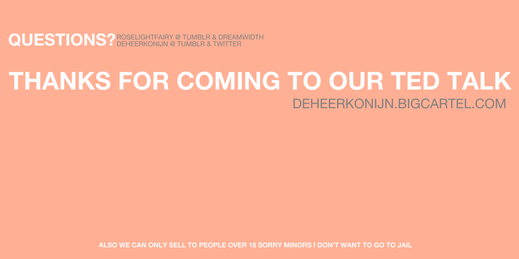 Contact us with questions; no sales to minors