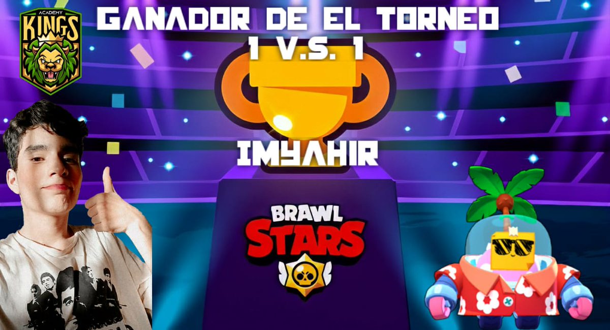 Después de muchos retrasos y pequeñas circunstancias por fin tenemos a nuestro campeón del torneo internó 1vs1.
Felicidades y en hora buena a el ganador <a href="/YRomerosh/">ImDragon🗿</a> 
🥳🥳🎉🎉
#GoKF  
<a href="/Familia_Kings/">Familia Kings 🦁</a>