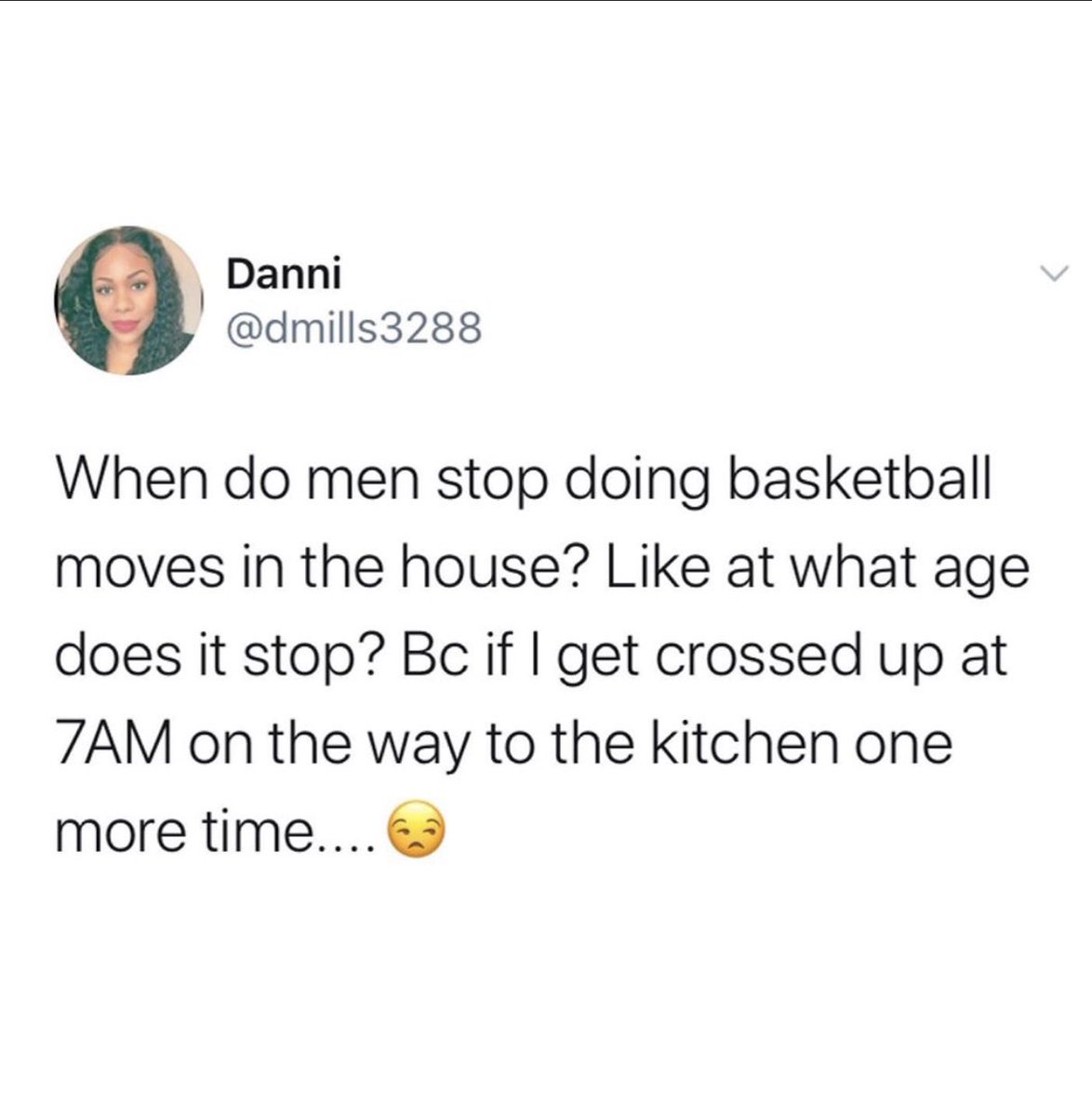 thebballsniper's tweet photo. I’m sorry @dmills3288 but the answer is #Never #ballislife 🤣🏀🔥 https://t.co/VvIBlLFvmL