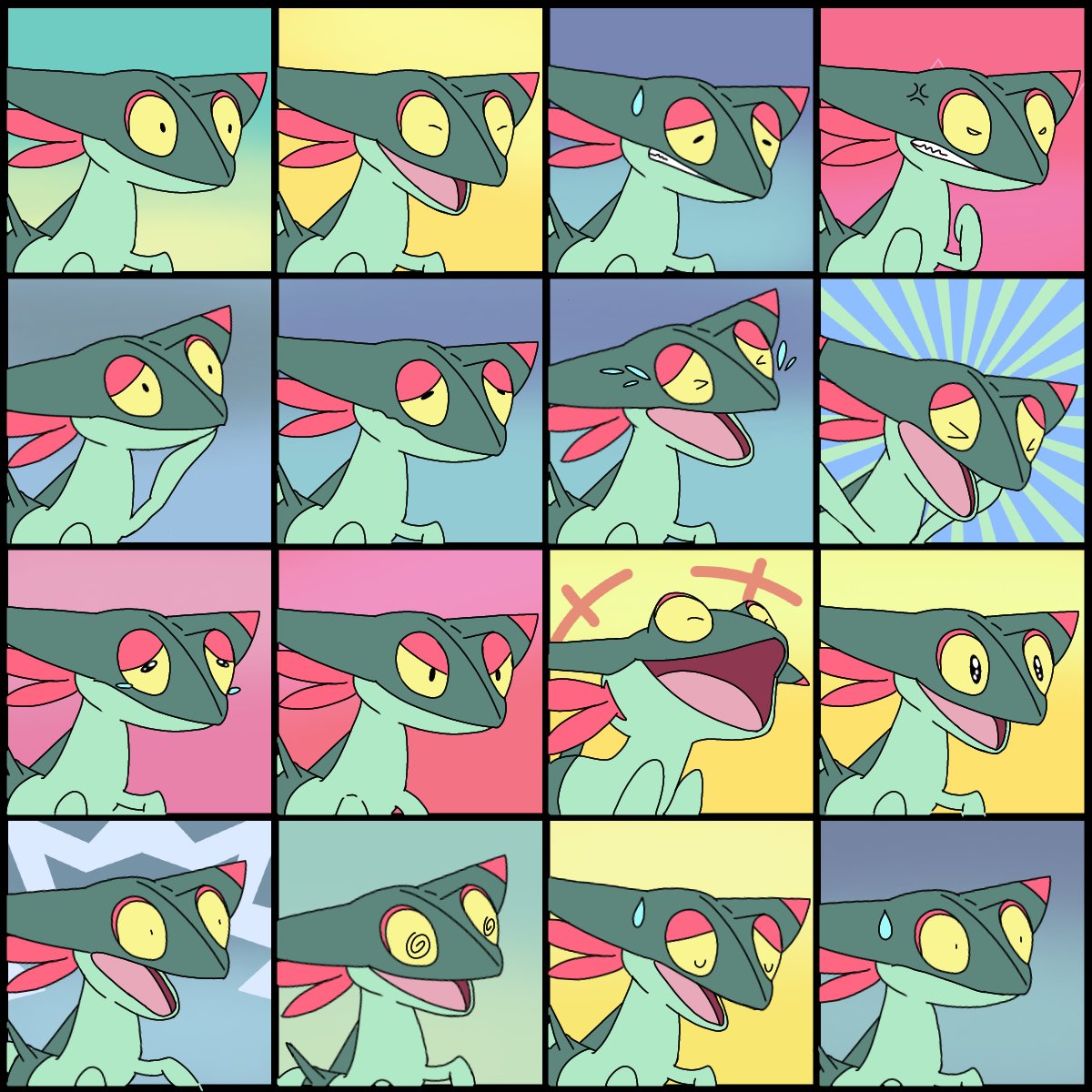 I tried to do icons of Dreepy for pokemon mystery dungeon. 