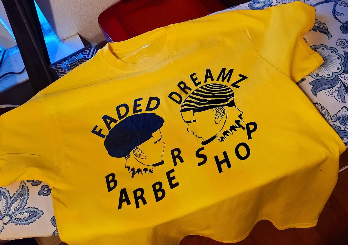 WrappedNColor's tweet image. So, what if we had custom shirts 👀👀 

Cause we got custom shirts starting at $20+, dm us for more info 📨 
#custom #customorder #tshirts #killeen #BlackOwnedBusiness #shirts #faded #barbershop #barber