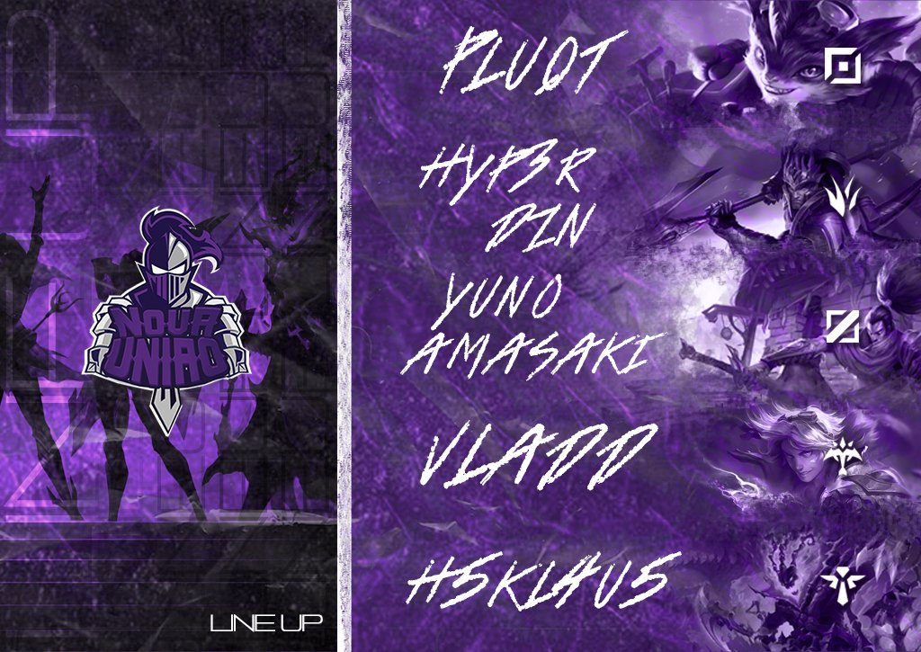 LINE UP definida para o dia 16/08! Esperamos a equipe UGA UGA para uma boa batalha no campo da justiça! 💜💜💜
#AvanteTNU #TNU #TeamNovaUnião #LOL #TNUESPORTS