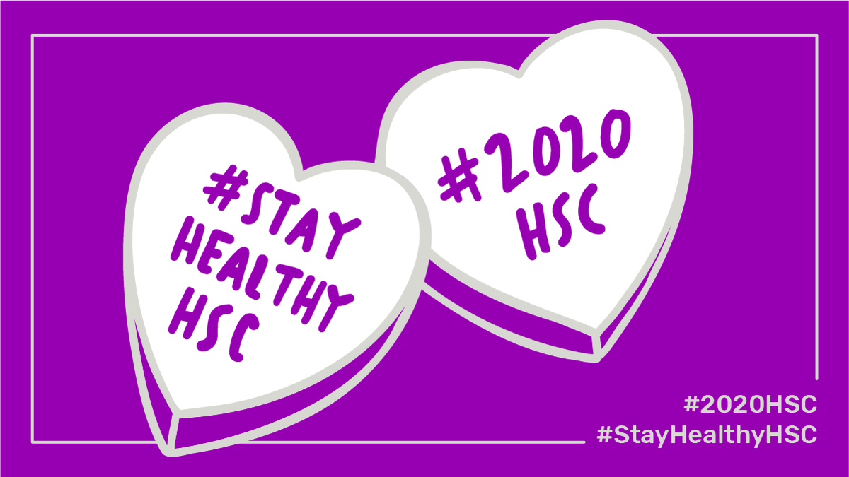 #StayhealthyHSC #2020HSC