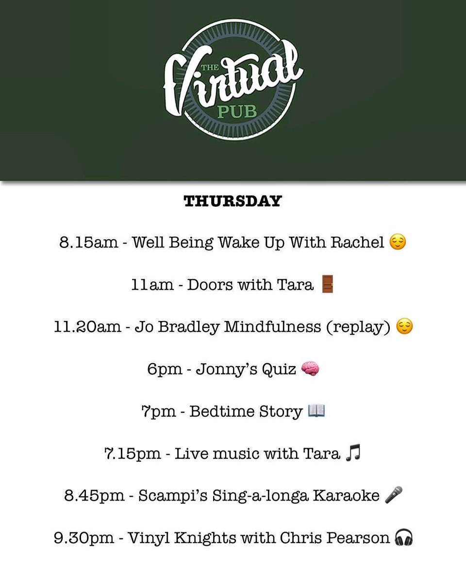 Thursday @the_virtual_pub is Admin day!!Check out our Facebook page thevirtual.pub #hopeinnmeltonmowbray #welbeing #mindfulness #meditation #quiz #quizinstagram #livemusic #singer #musician #karaoke #karaokenight #dj #vinyldj #joinus #peace #love #immunity #ourcommunity