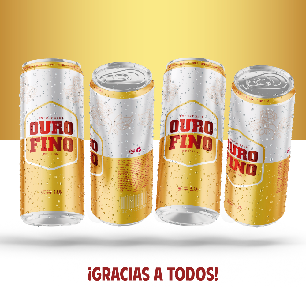 Estoy en la recta final del concurso de la nueva lata de OURO FINO! Me ayudan con un voto y un RT? Les va a tomar solo unos minutos, tienen que entrar a ourofino.com.py votar por la 2da lata y completar los datos. Gracias por el aguante, de verdad! 🙌🏻🍻 RT RT RT 🙏🏻