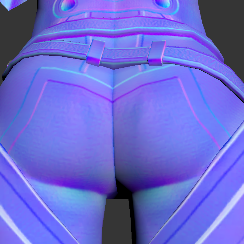 3DAssReview's tweet photo. Sheik (SSBU, 2018) (Requested by @NSFWSheikMylove)
Honestly? Better than I expected! I was let down by post-OOT Sheik butts lacking the same overall size and the definition in their texture, but the geometry and normals here REALLY make up for it. 9/10! https://t.co/fbJPVwIHk5