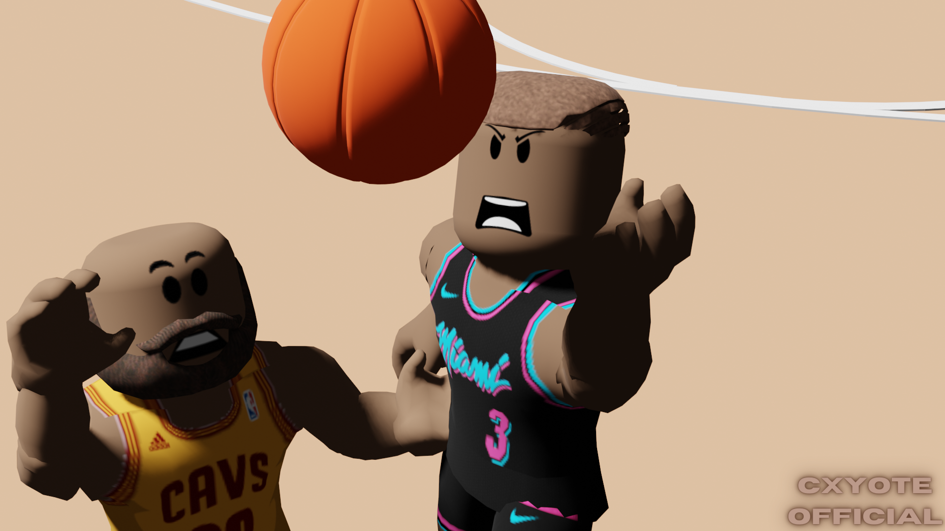 Cxyote on X: GFX i made for my Roblox basketball game, #RobloxDev #roblox # GFX #blender #robloxdeveloper  / X