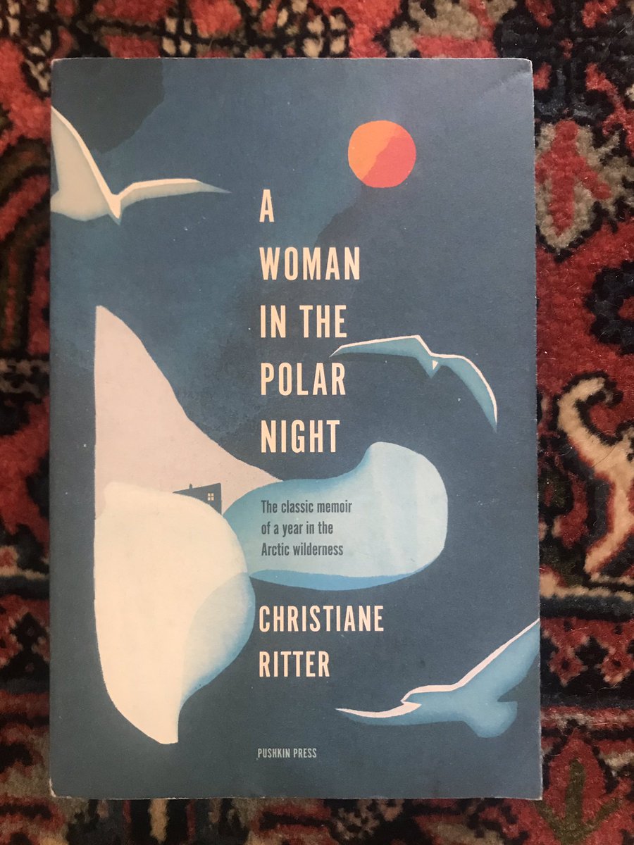 A reissue of a German memoir from my UK publisher  @PushkinPress, a story of a woman who goes to join her husband in a rickety shack to weather a year in the Arctic circle. There are beautiful descriptions of desolate landscapes and loneliness here, and small moments of happiness.