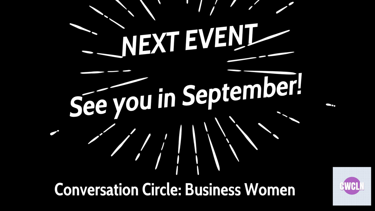 This past Sunday we had our very first #ConversationCircle. It's was such a success. We shared from our hearts and really engaged in the conversation. From the feedback received we will be doing it again in September!!!
Stay tuned for the date and time!! 
#WOCLeaders