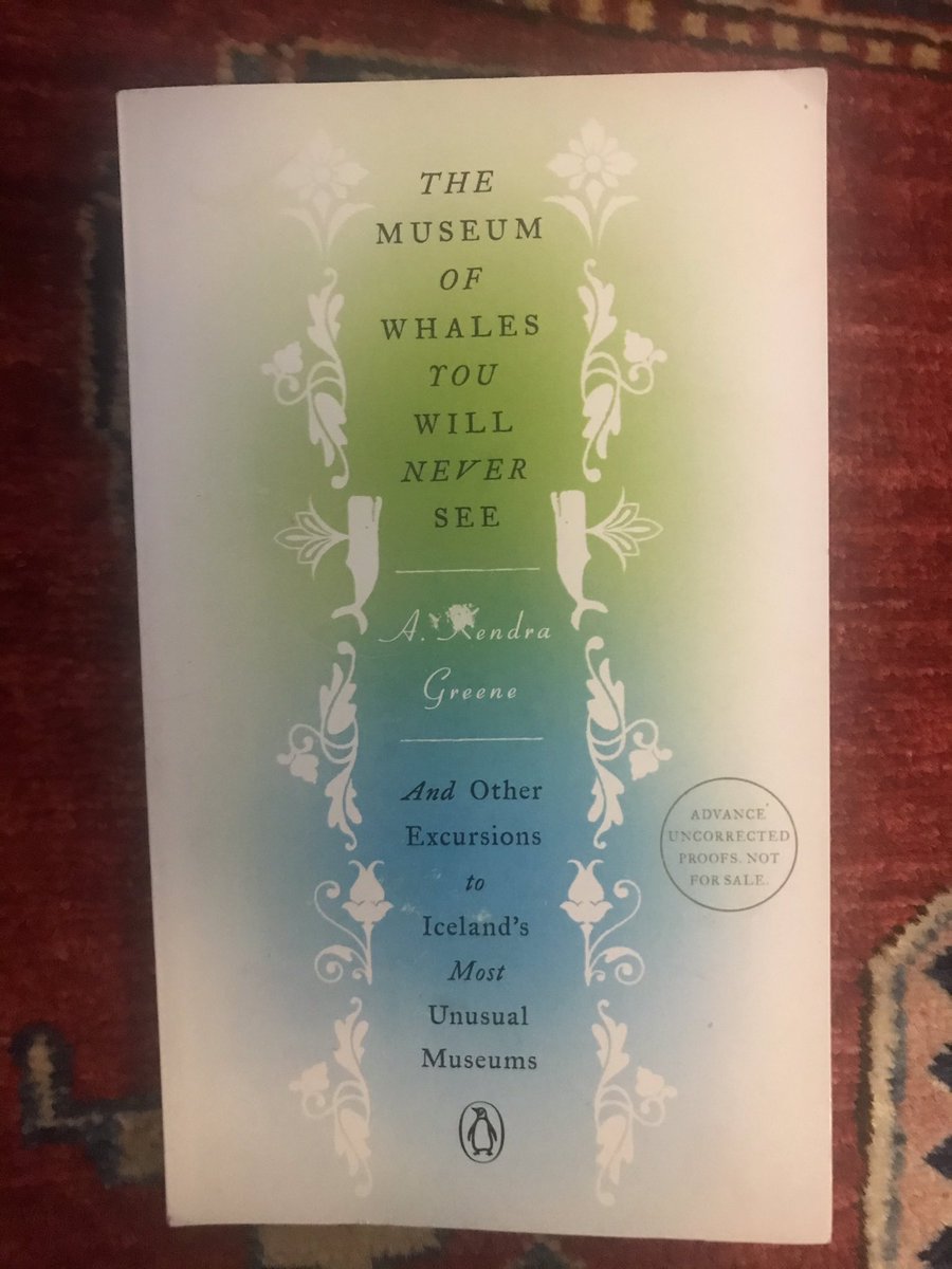 One of the best works of creative nonfiction I’ve read this year, it is a book about all the strange museums and private collections to be found in Iceland - penises, witchcraft, birds eggs, stones. Like a Cornell-box for the soul.