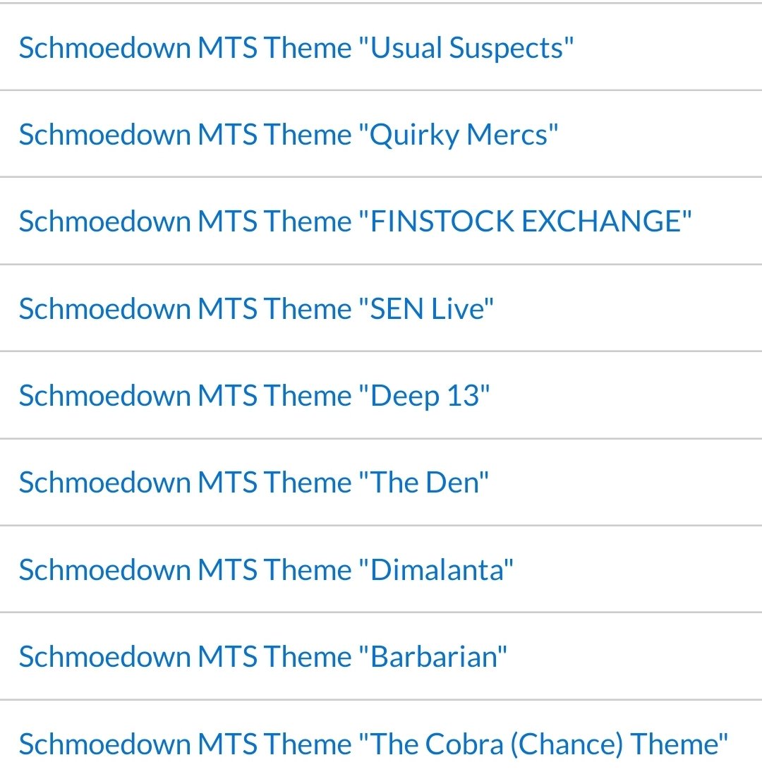 JoshEstes3's tweet photo. Just purchased some more @TheSchmoedown Intro Music. Thanks @KristianHarloff @DavidBMusic21 @Skybound !
@FinstockXchange #SENLive @DrewDimalanta @BarbarianCraig @chancewars_91 #Deep13 #QuirkyMercs #UsualSuspects @TheDenMTS https://t.co/kz6NVkxp85