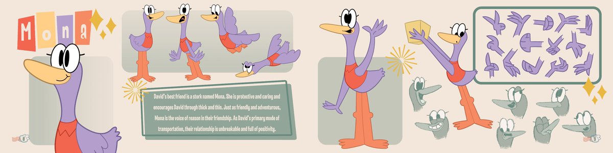 maxsbow's tweet photo. Mail Kid is about a zany and wacky boy who ends up running "special" deliveries for the post office of Worm Harbor. Mona isn't only his ride, but also his best friend. I made a whole book that you can view here https://t.co/kWw8DTfyav #bettercartoon https://t.co/7pt9FeW7fn