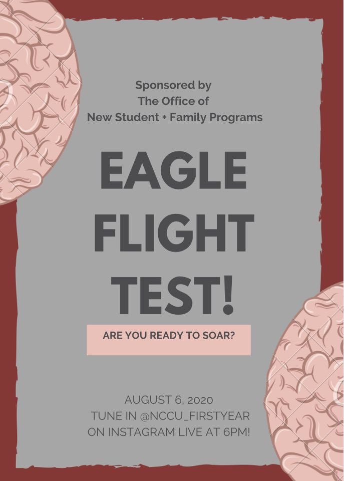 #NCCU24
IS YOUR EAGLE PRIDE REALLY AMPLIFIED? 🦅❤️ join <a href="/nccu_firstyear/">New Student & Family Programs</a> for trivia night tomorrow @ 6pm